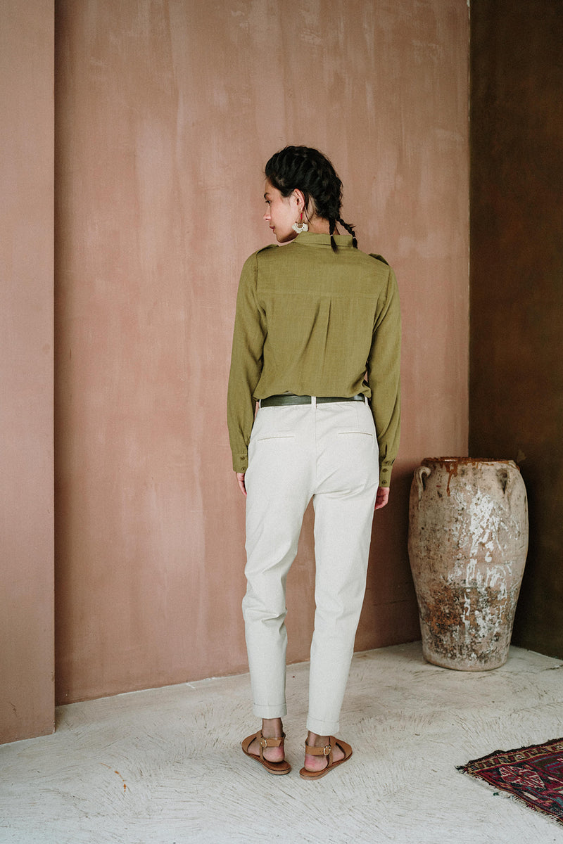 Malati Blouse Olive by J-Label