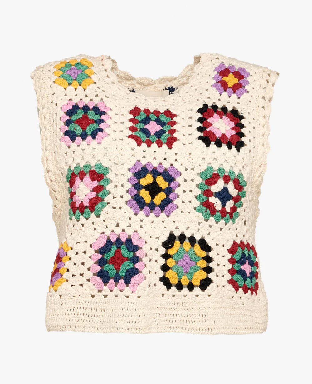 Laweson Crochet Vest by Sissel Edelbo