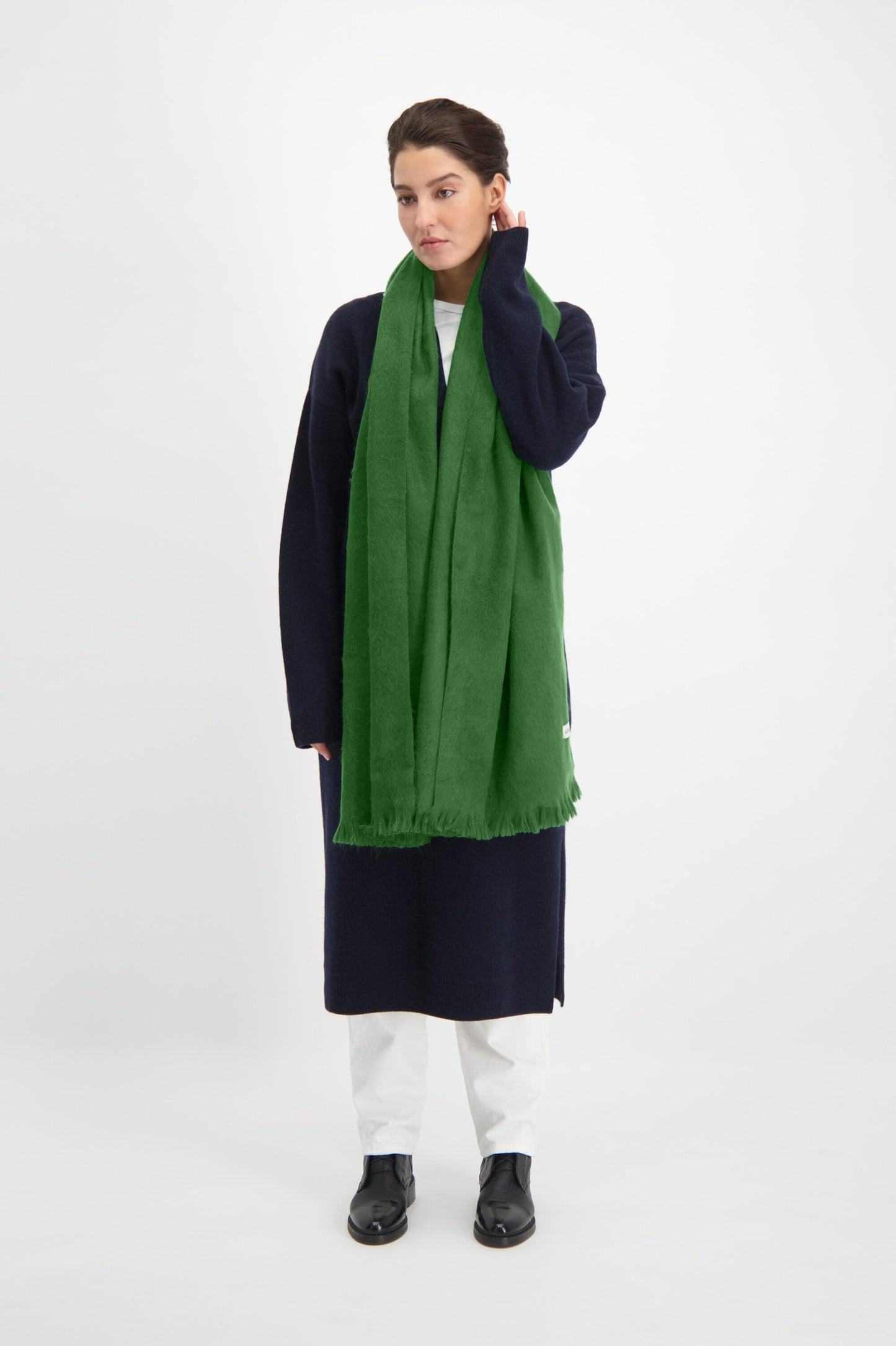 Spring Green Single Scarf by Alpaca Loca