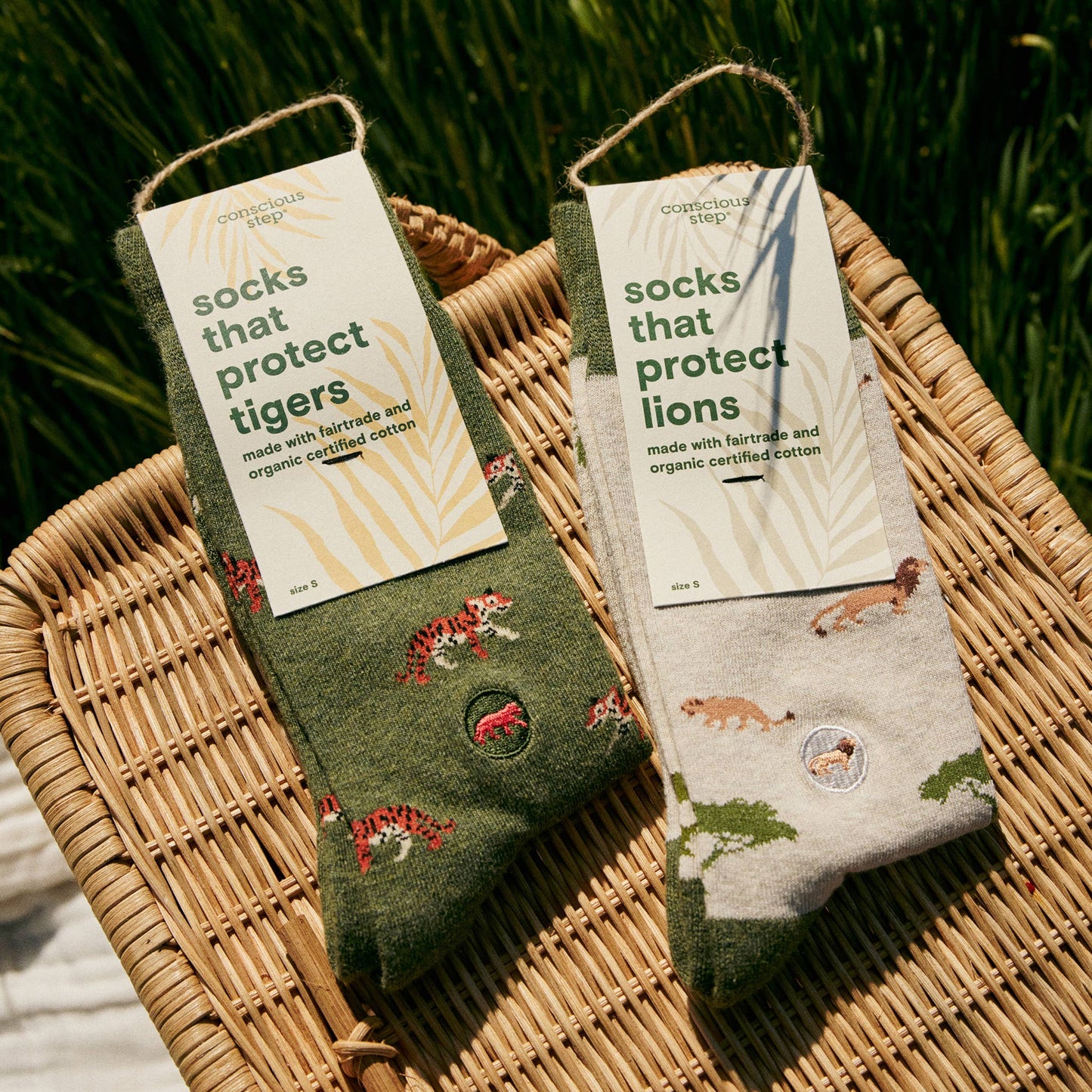 Socks that Protect Tigers (Green Tigers): Small