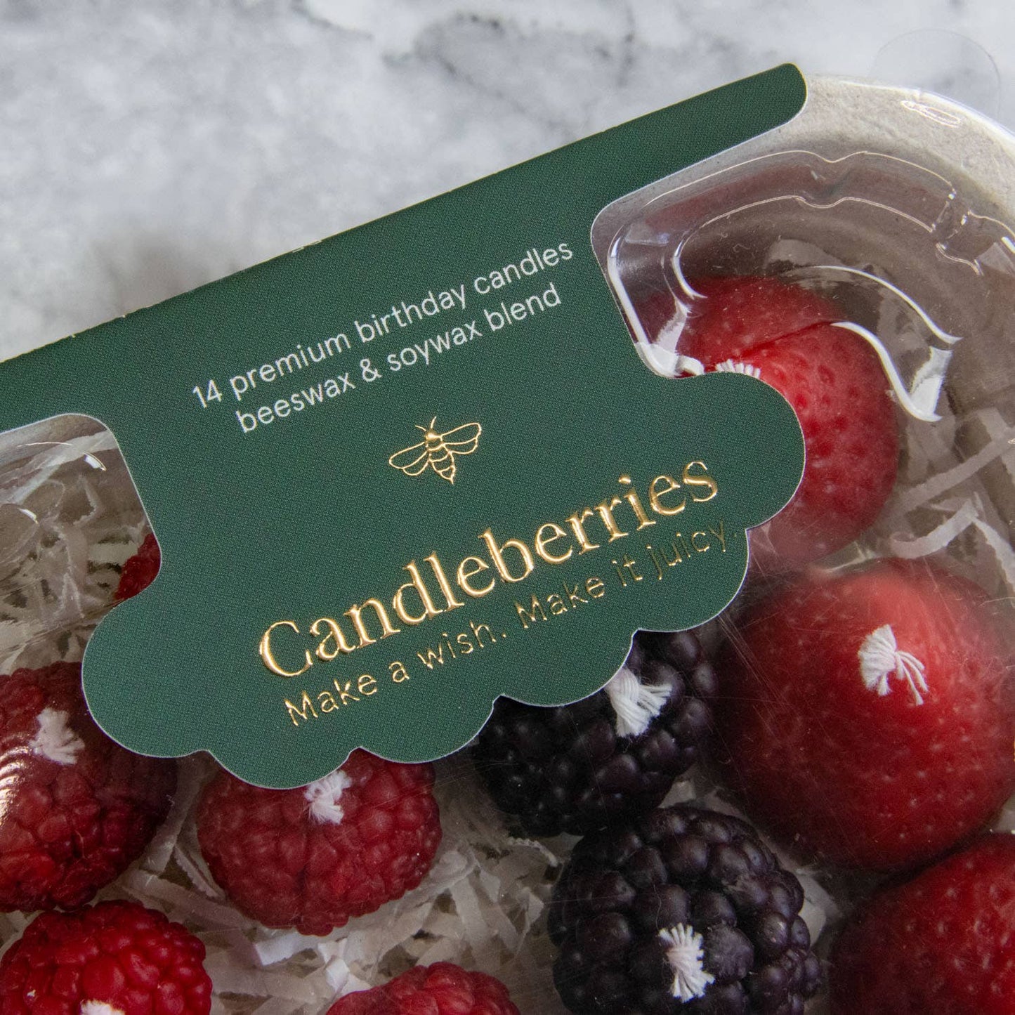 Candleberries – Berry-Shaped Birthday Candles (Set of 14) by Botanopia