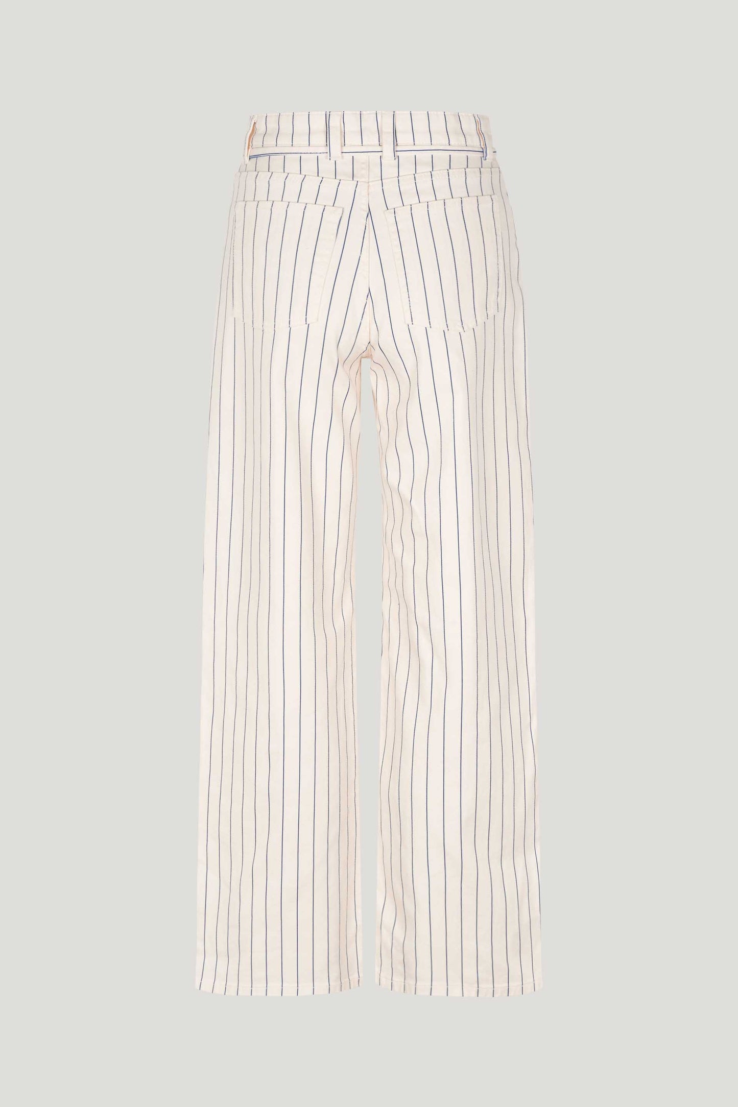 Ninia Trousers - White Sand Pinstripe by Baum und Pferdgarten