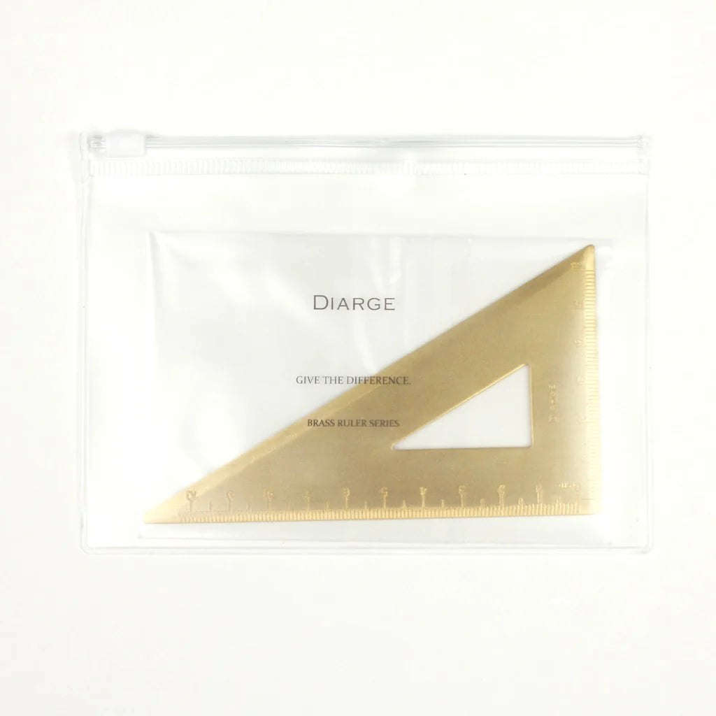Brass Triangle Ruler - Diarge