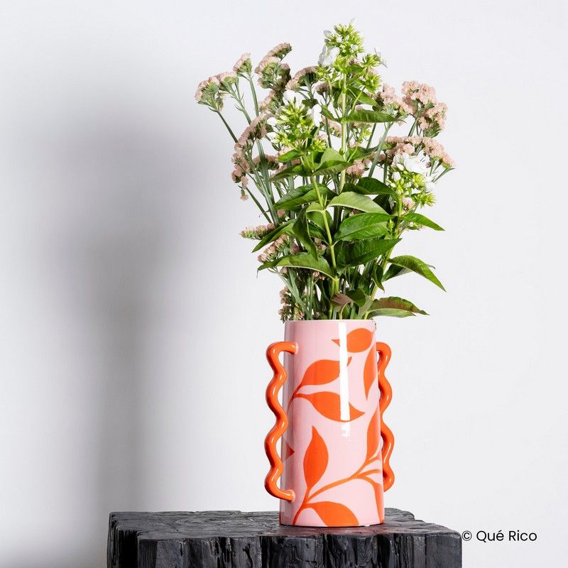 Rodrigo Vase - Fuego Floral by Que Rico