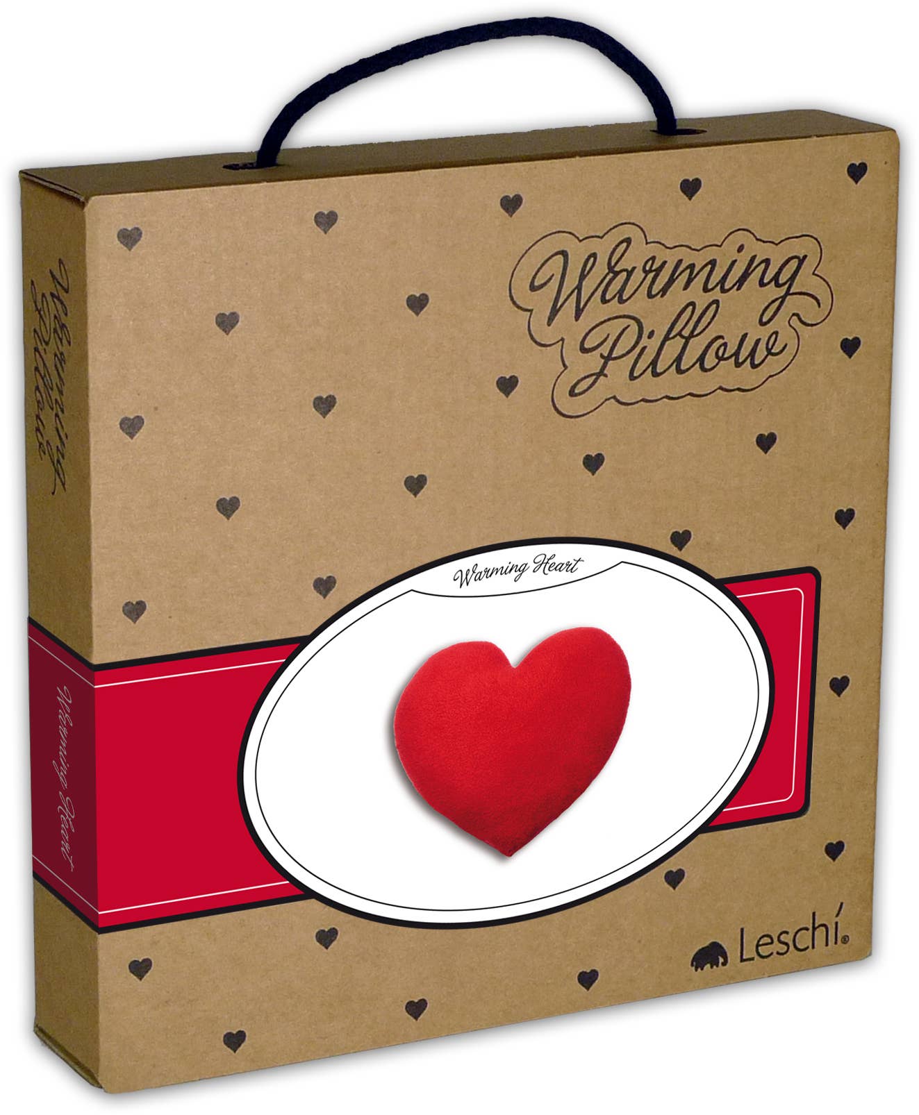 Heart Heat Pillow - Polka Dot Red by Leschi