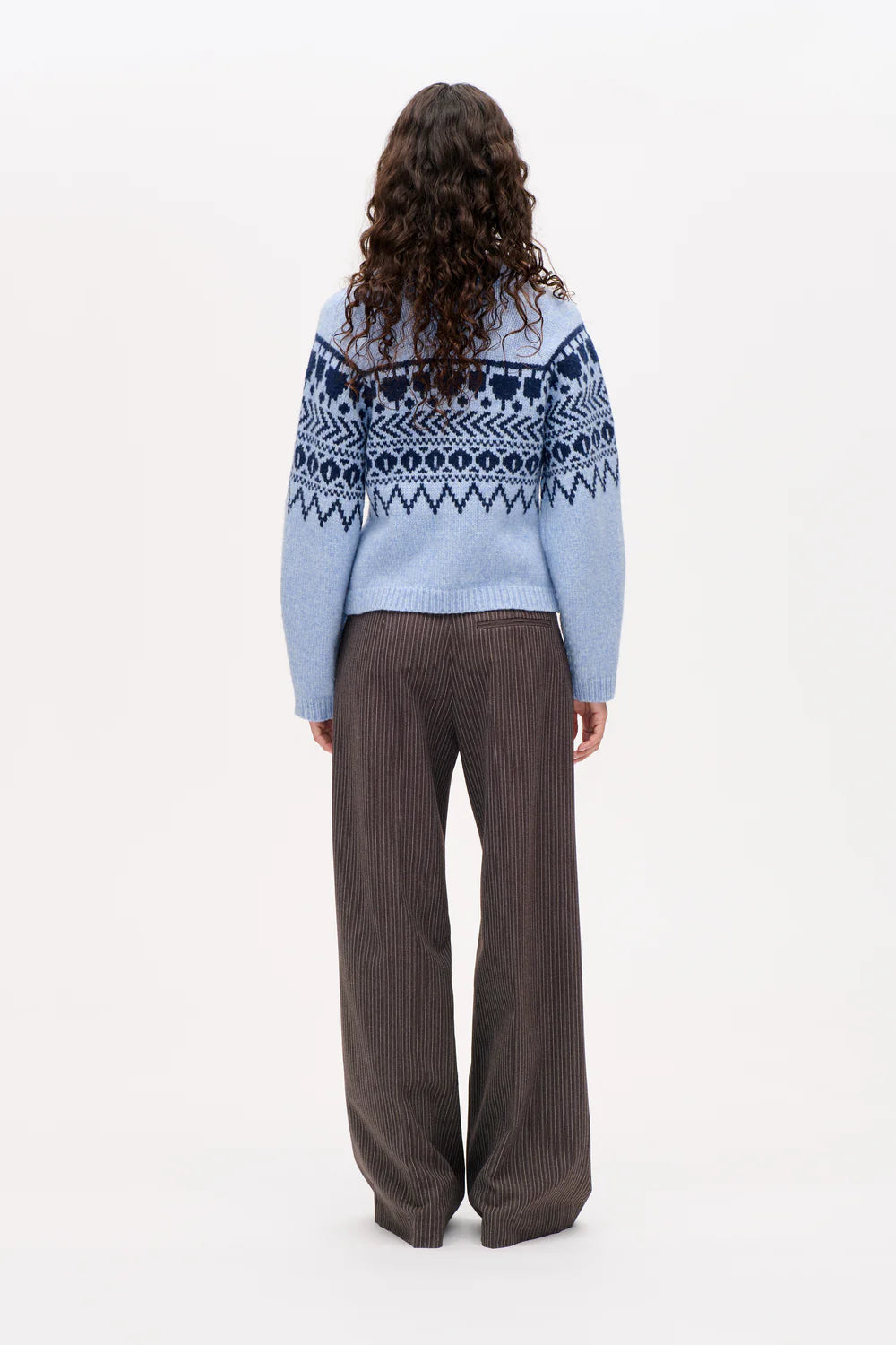 Colin Cardigan - Blue Fair Isle by Baum und Pferdgarten