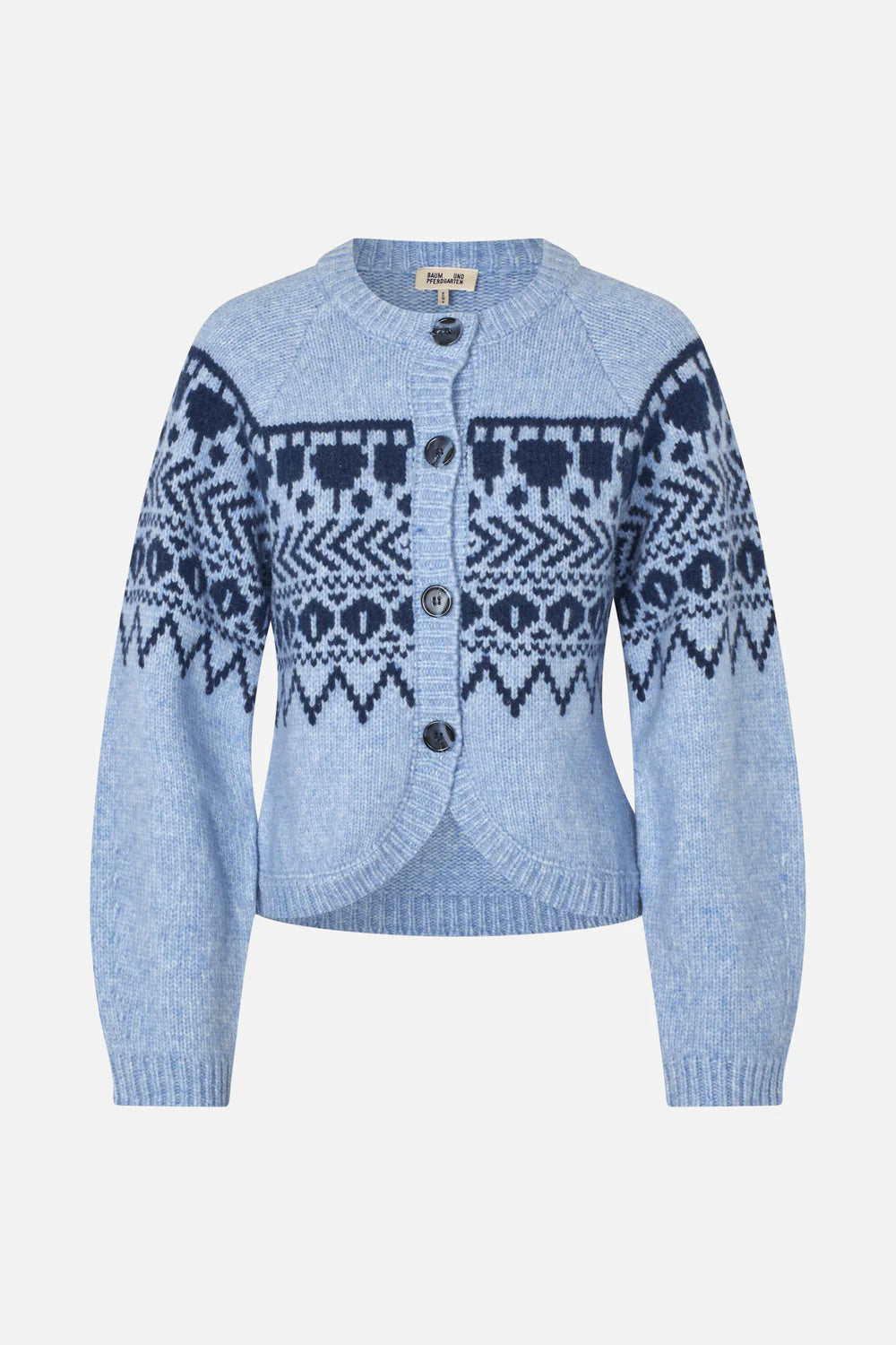 Colin Cardigan - Blue Fair Isle by Baum und Pferdgarten