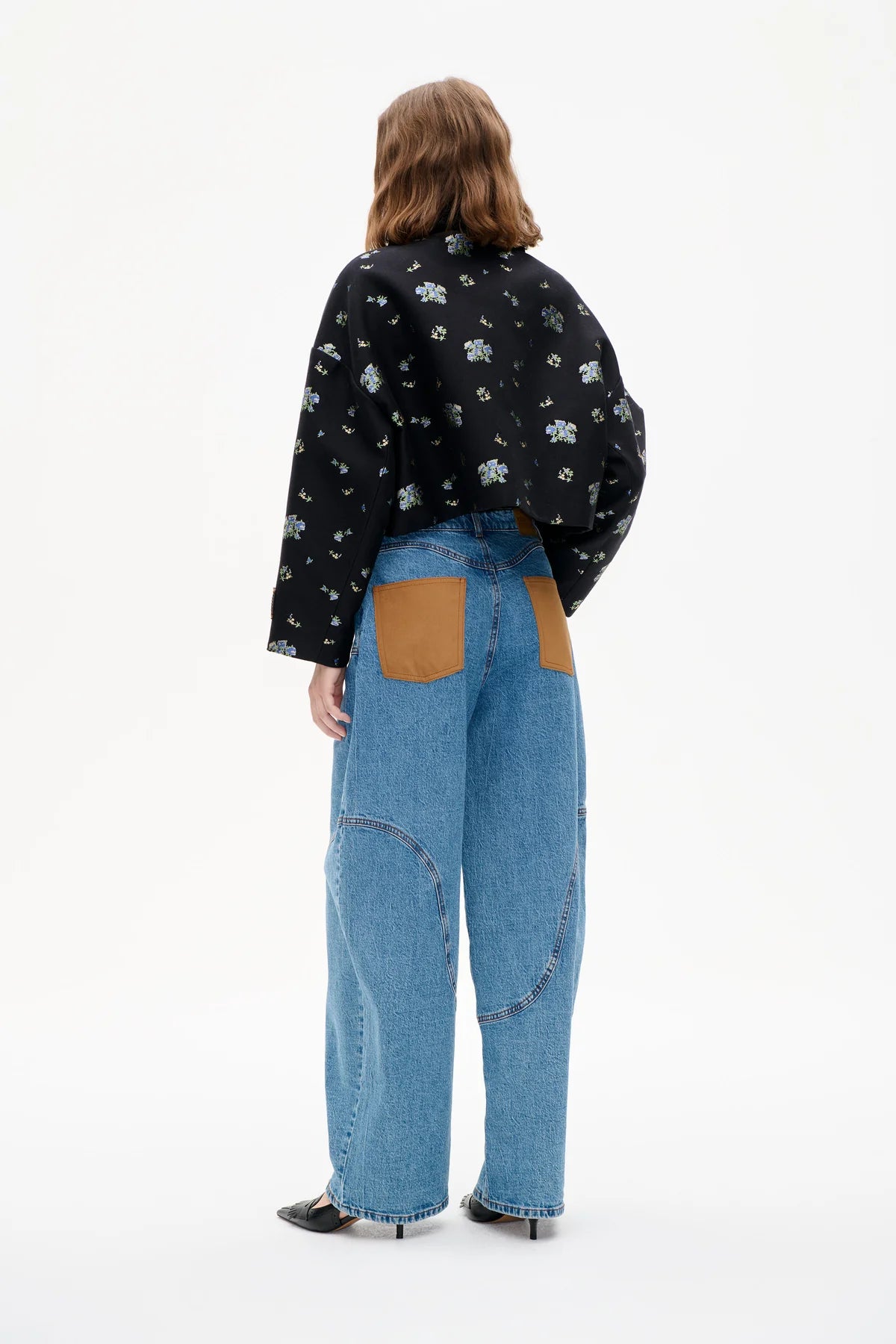 Bebeth Jacket - Black Small Flower by Baum und Pferdgarten