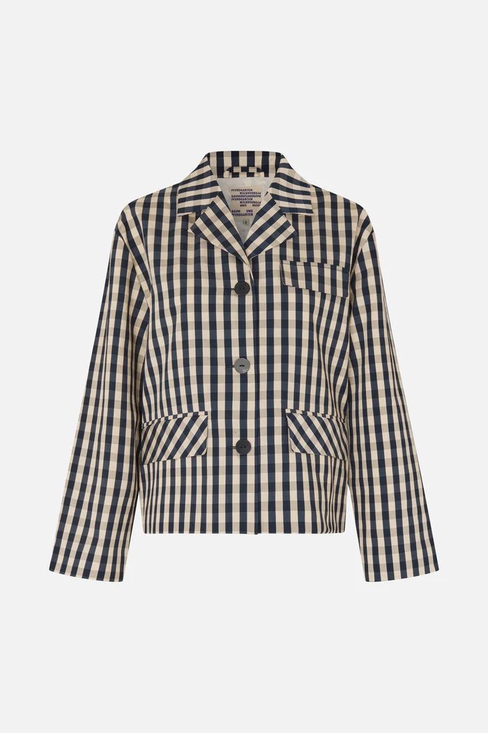 Bani Jacket - Navy Creme Check by Baum und Pferdgarten