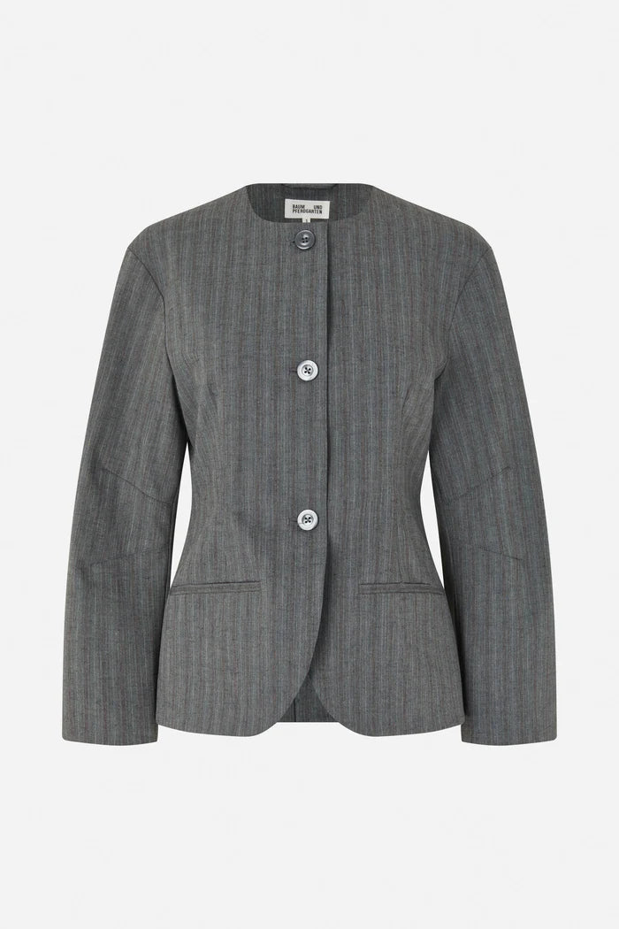 Botilda Blazer- Grey Stripe by Baum und Pferdgarten