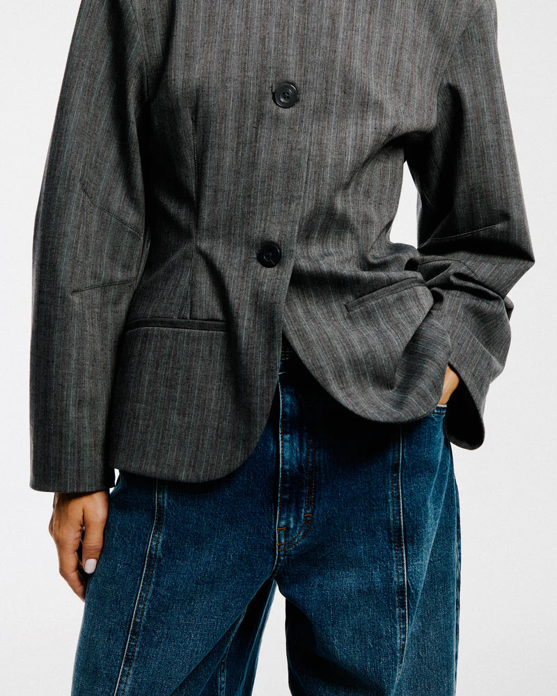 Botilda Blazer- Grey Stripe by Baum und Pferdgarten