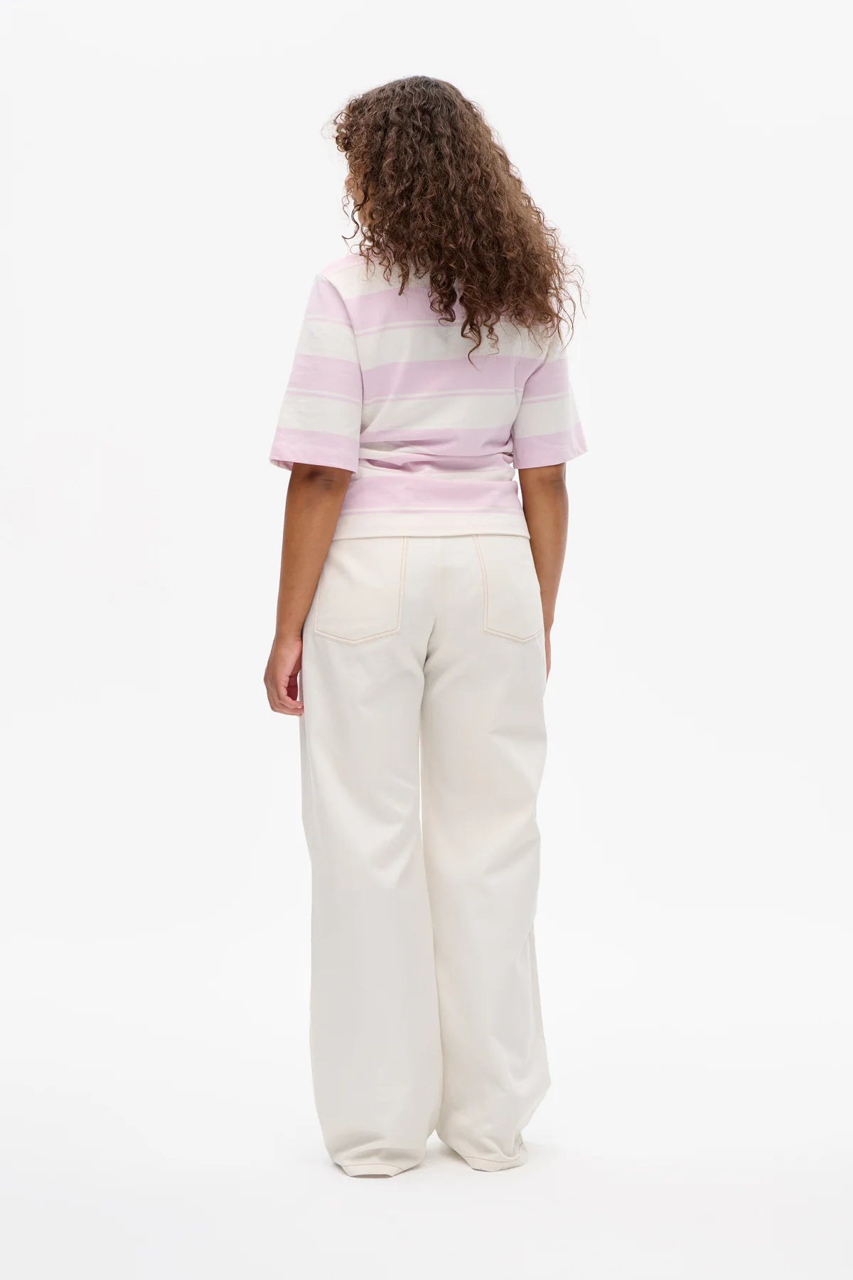 Judite Top - Lilac Polo Stripes by Baum und Pferdgarten