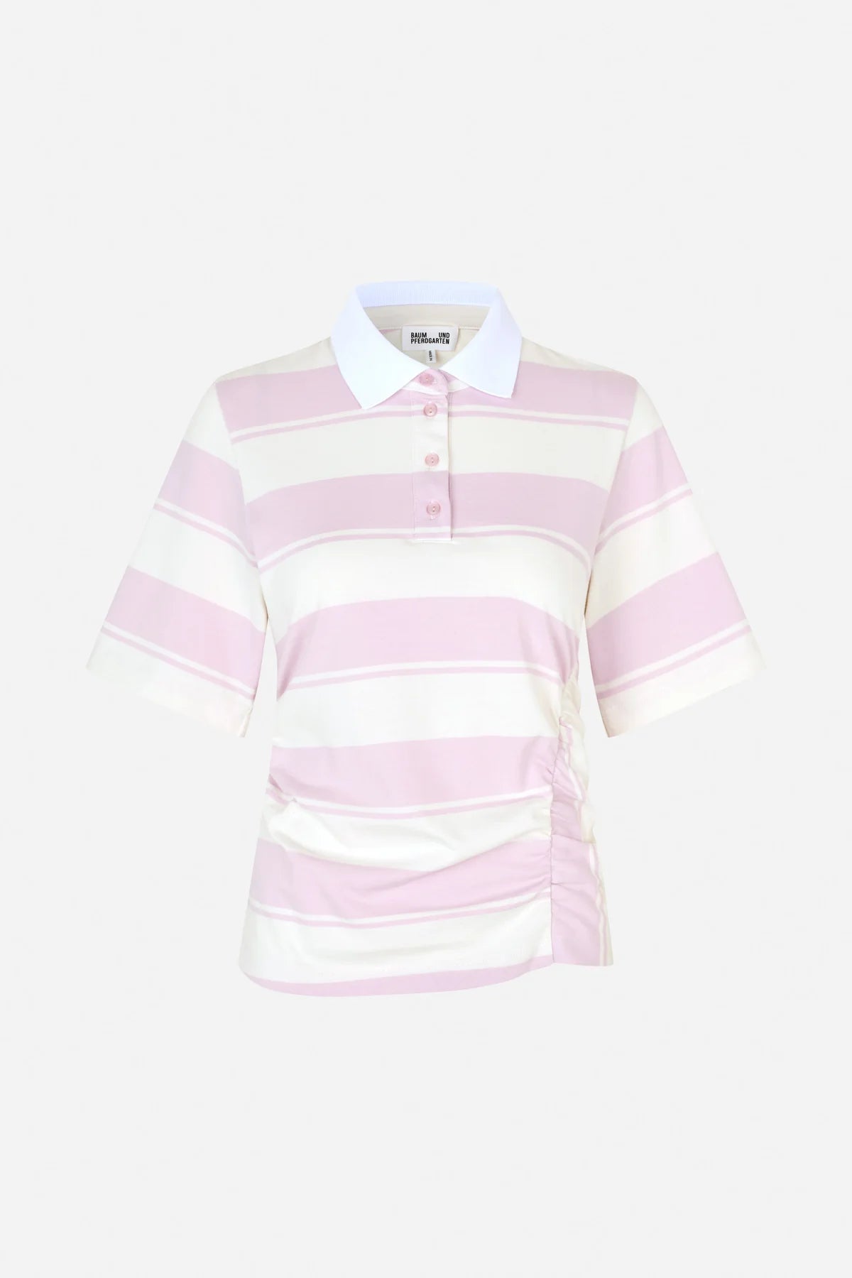 Judite Top - Lilac Polo Stripes by Baum und Pferdgarten