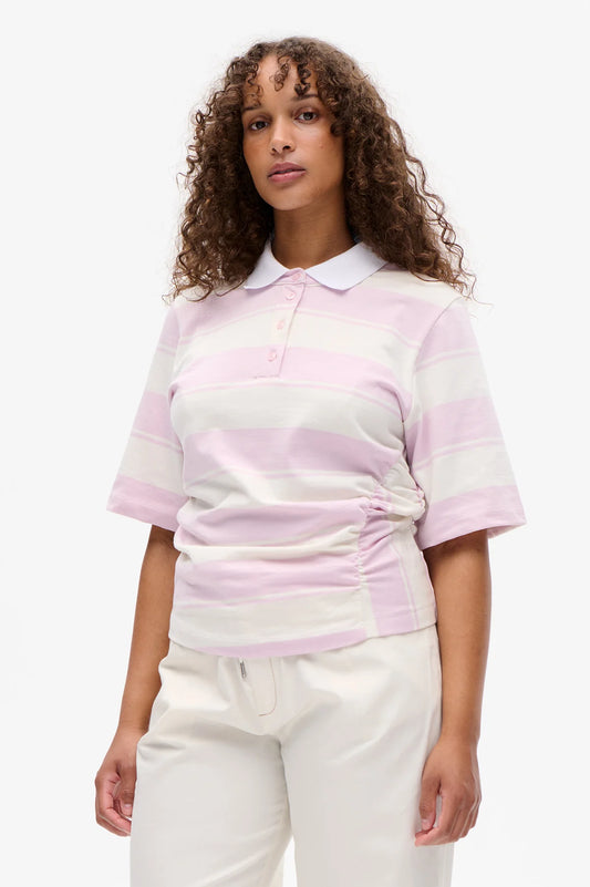 Judite Top - Lilac Polo Stripes by Baum und Pferdgarten
