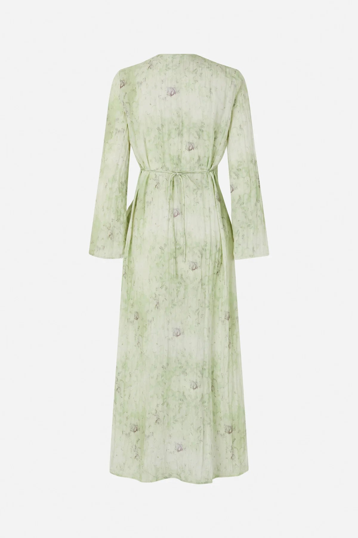 Annia Dress - Distorted Green Flower by Baum und Pferdgarten