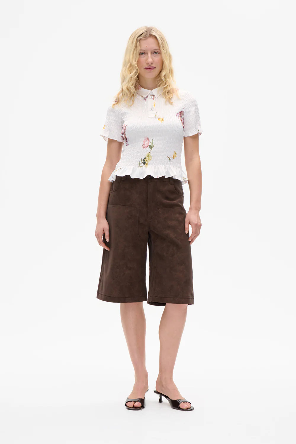 Myka Blouse - Coconut Creme Tulips by Baum und Pferdgarten