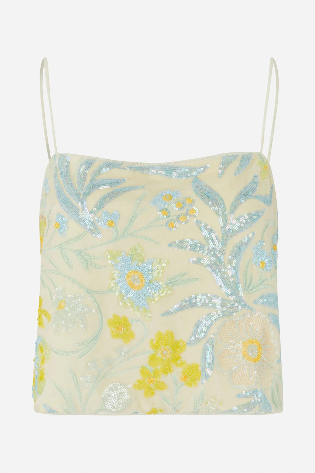Jovana Top - Pastel Sequins Flower by Baum und Pferdgarten