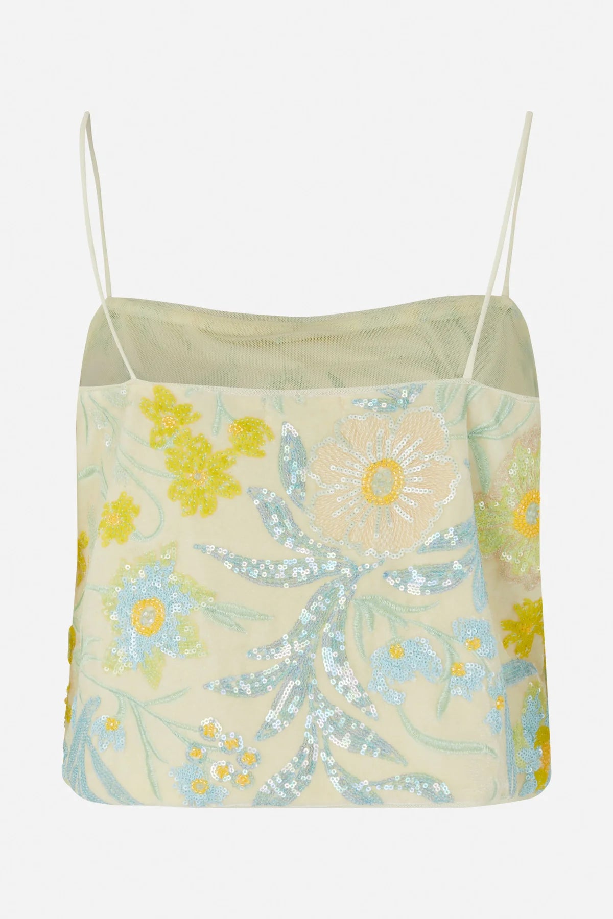 Jovana Top - Pastel Sequins Flower by Baum und Pferdgarten