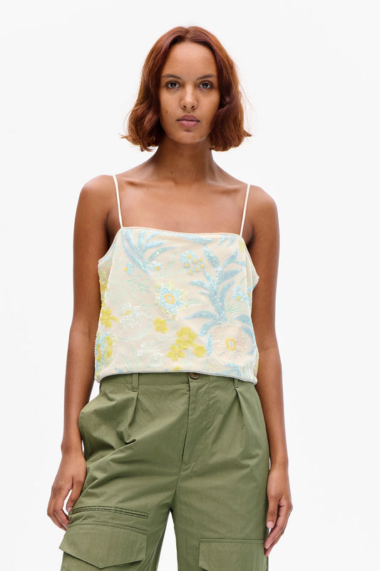 Jovana Top - Pastel Sequins Flower by Baum und Pferdgarten
