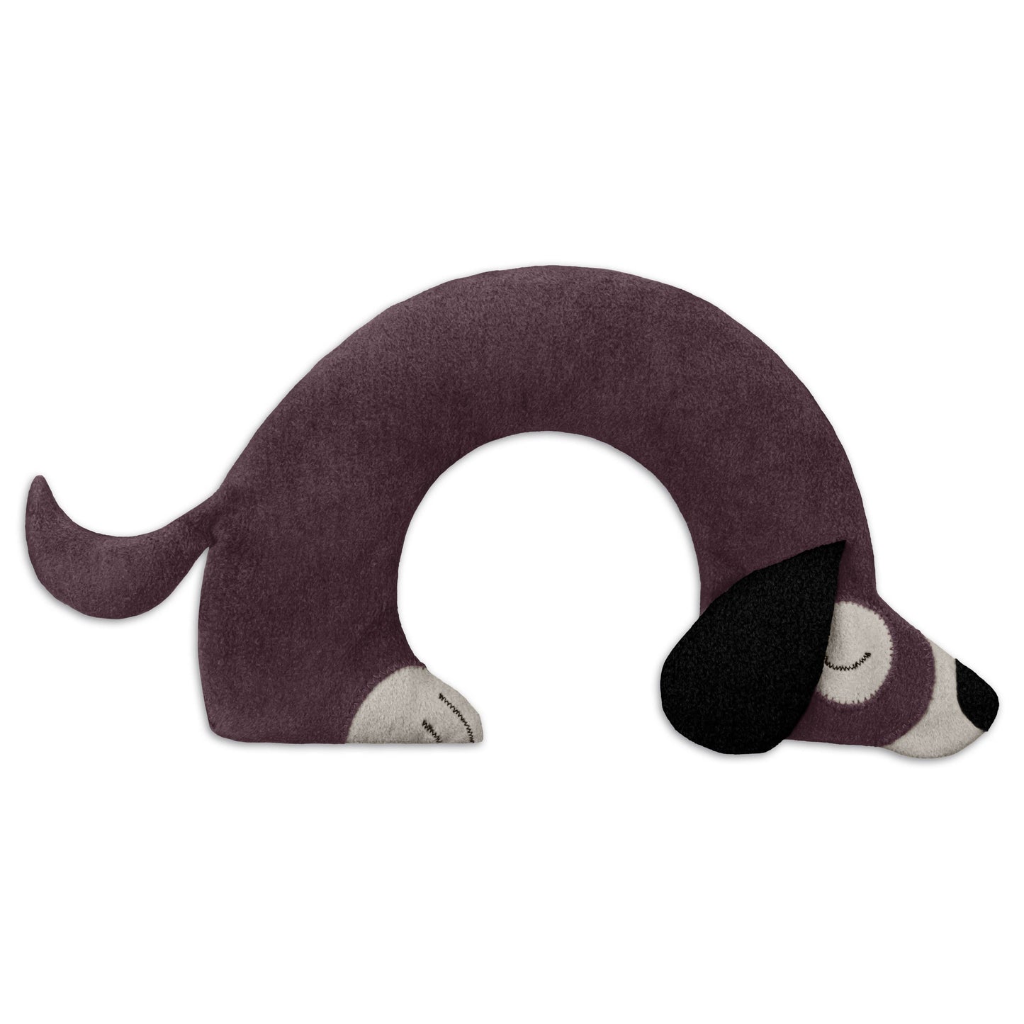 Organic Grain Pillow Neck Heating Pad Dog - Brown by Leschi