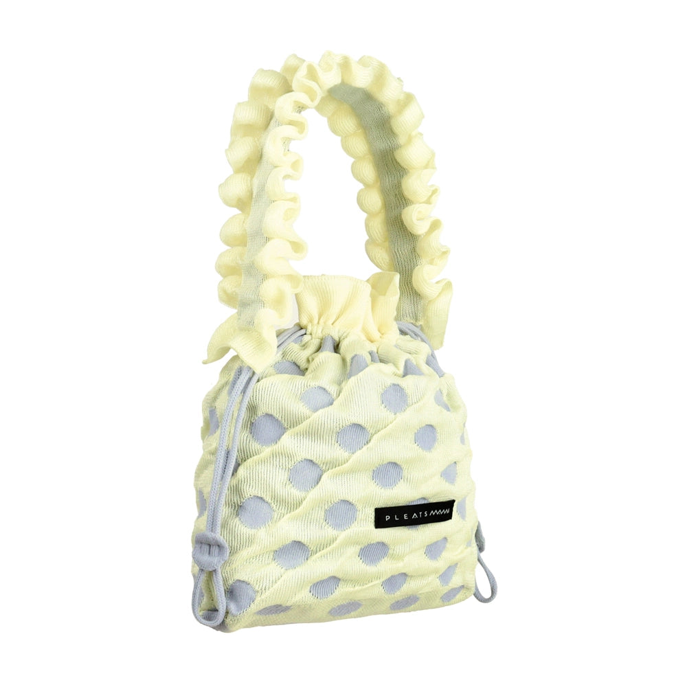 Polka Dot Mini Bag - Yellow by PleatsMama