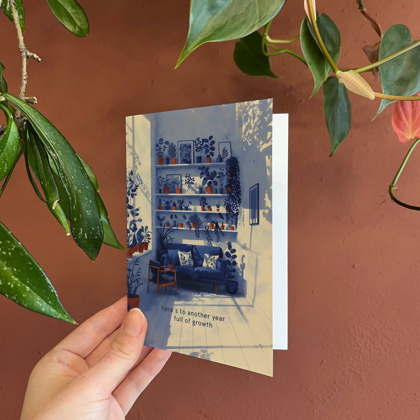 Another Year Full Of Growth| Birthday Card |New year's Card: Kraft paper