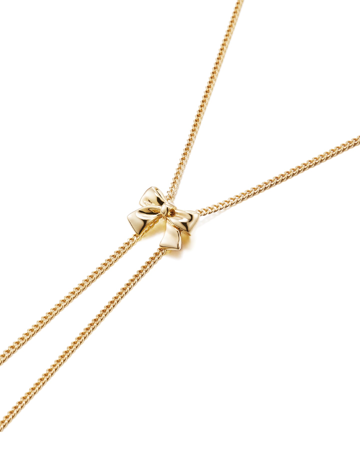 `Ribbon Drawstring Necklace #5764 Gold by Numbering