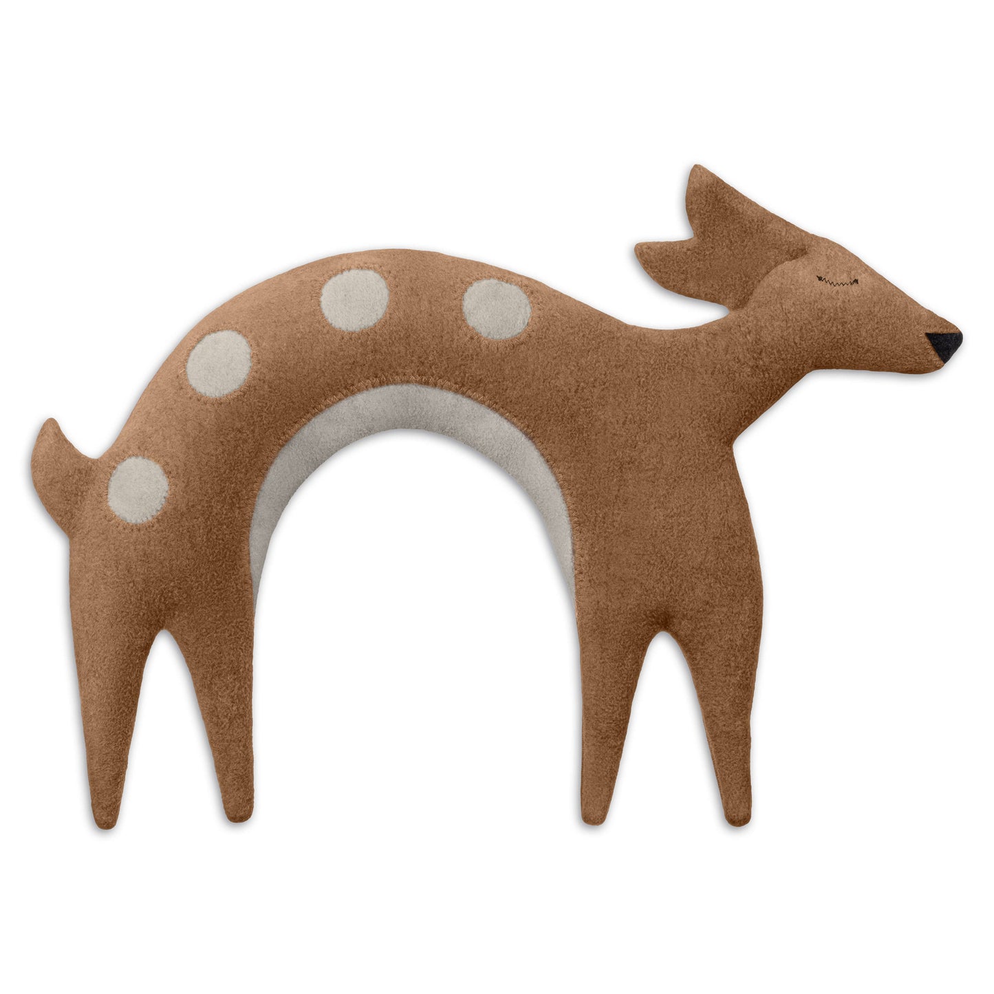 Organic Grain Pillow Heat Cushion Deer - Pink by Leschi