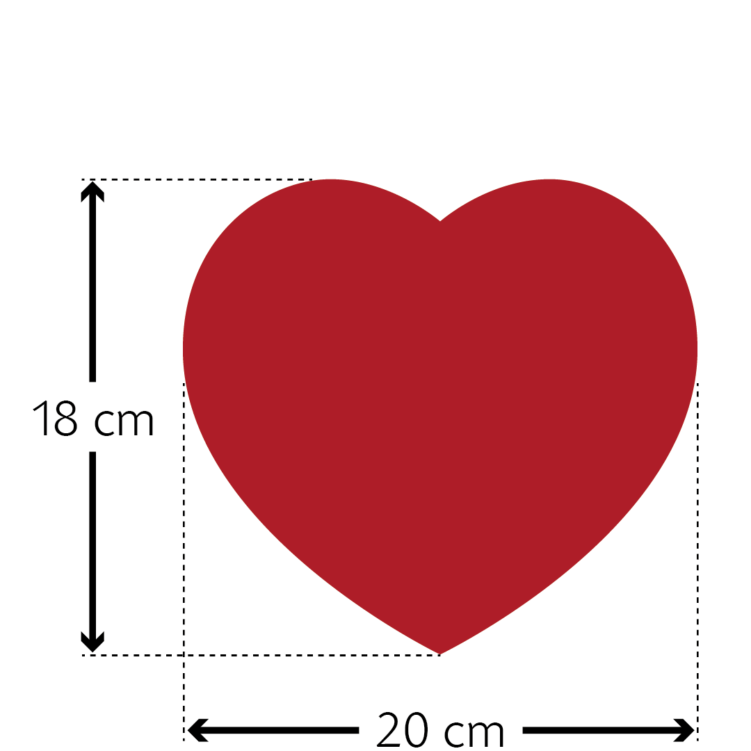 Heart Heat Pillow - Polka Dot Red by Leschi