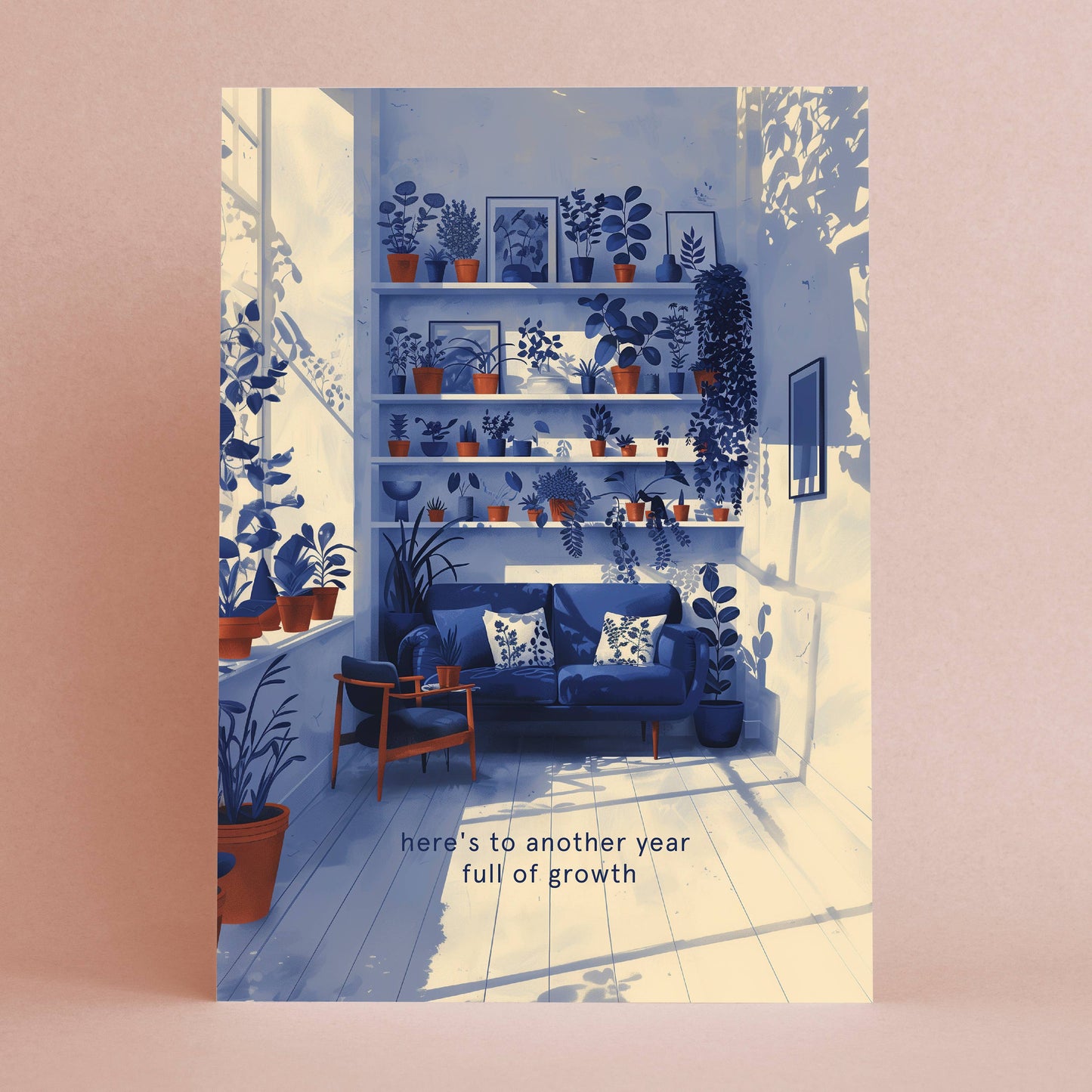 Another Year Full Of Growth| Birthday Card |New year's Card: Kraft paper