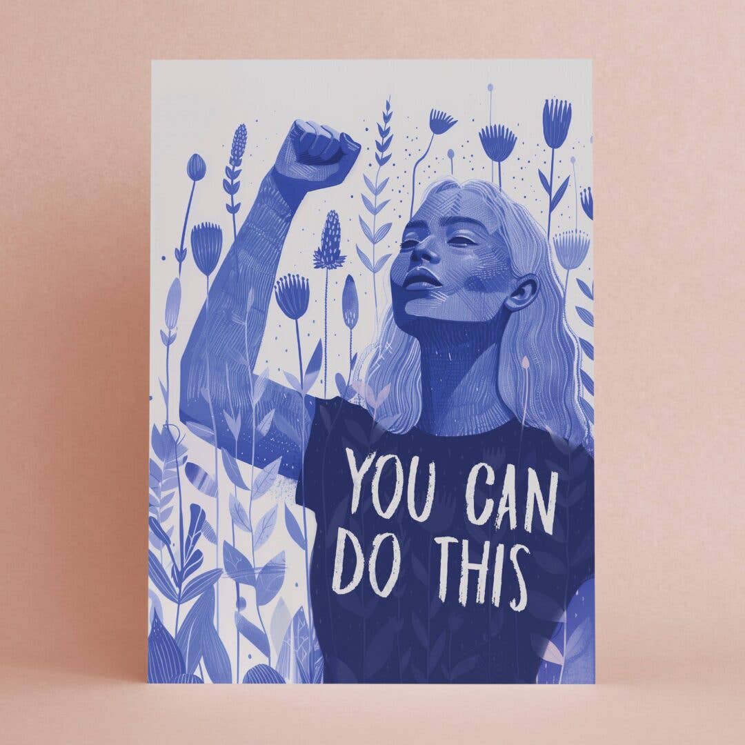 You can do this | Encouragement Card | Friendship Card: Kraft paper