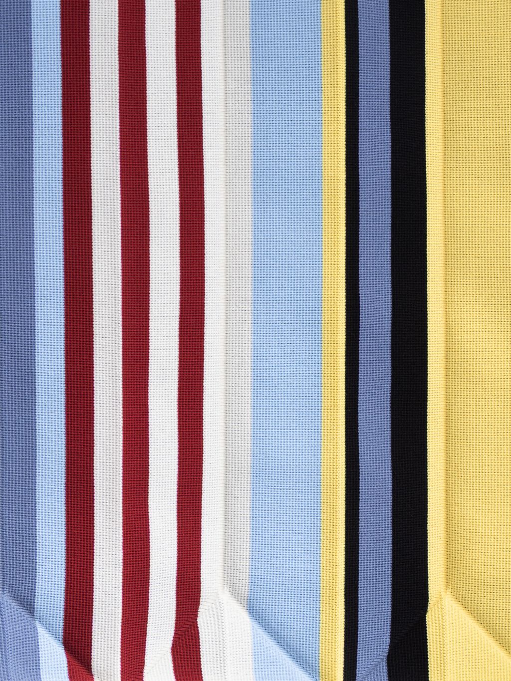 Big Shoulder Bag - Urban Stripe Blue by PleatsMama