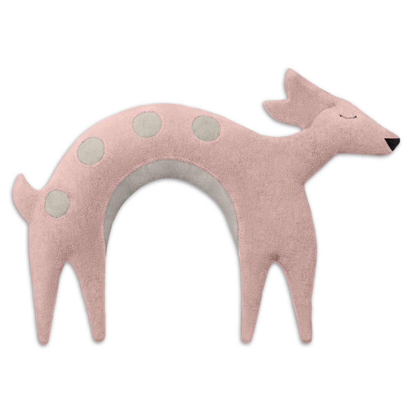 Organic Grain Pillow Heat Cushion Deer - Pink by Leschi