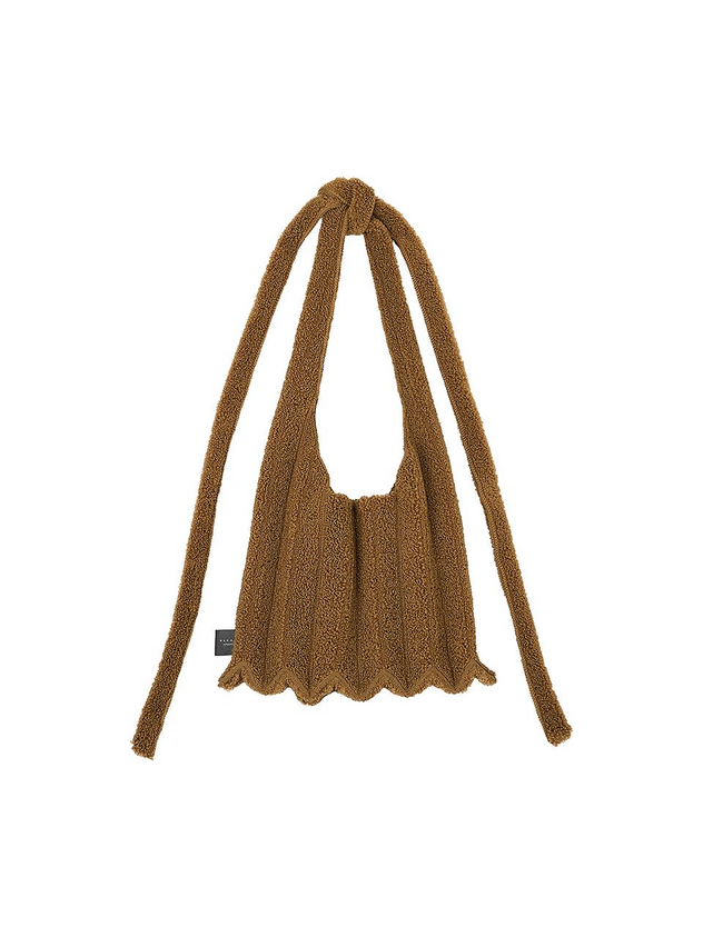 Poodle Shoulder Bag - Camel by PleatsMama