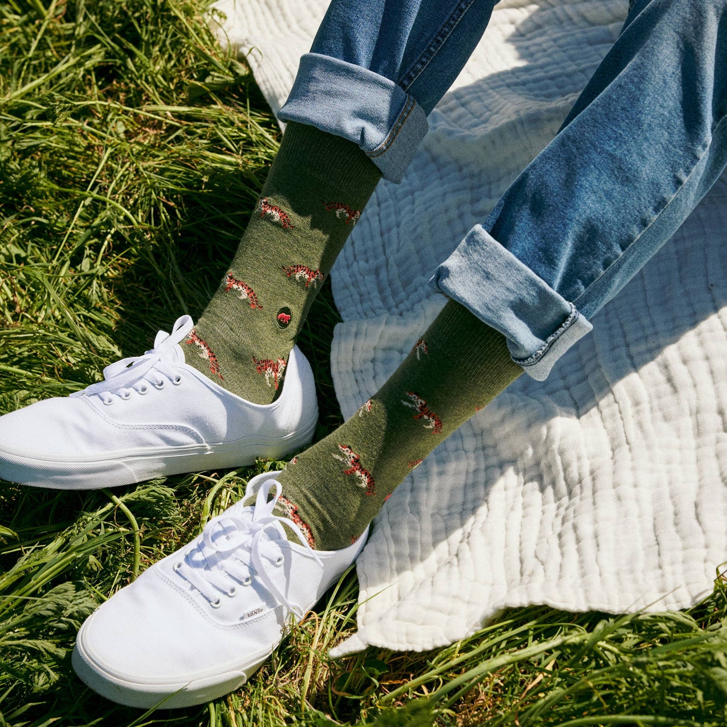 Socks that Protect Tigers (Green Tigers): Small