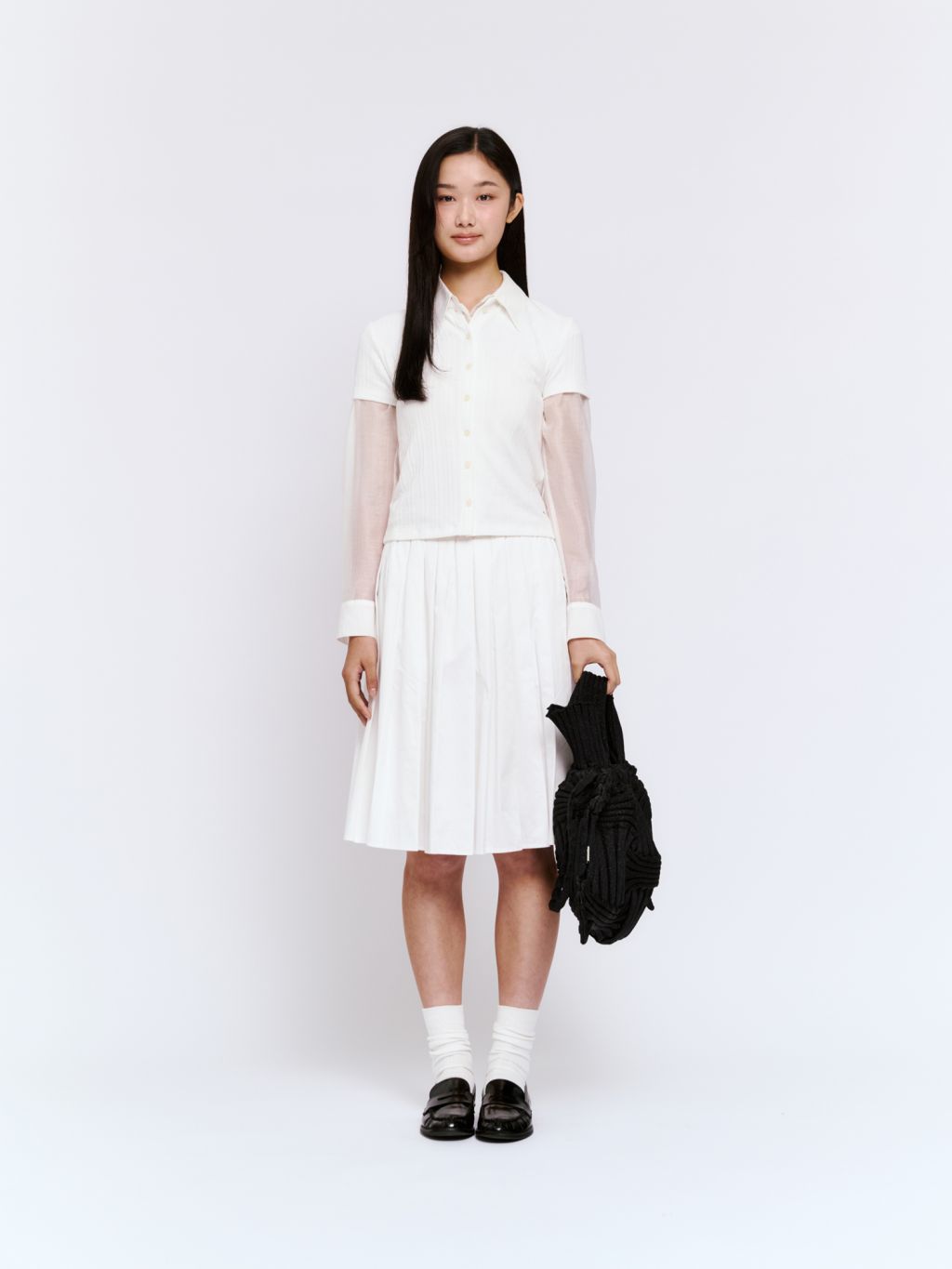 Big Bow Bag - Glitter Black by PleatsMama