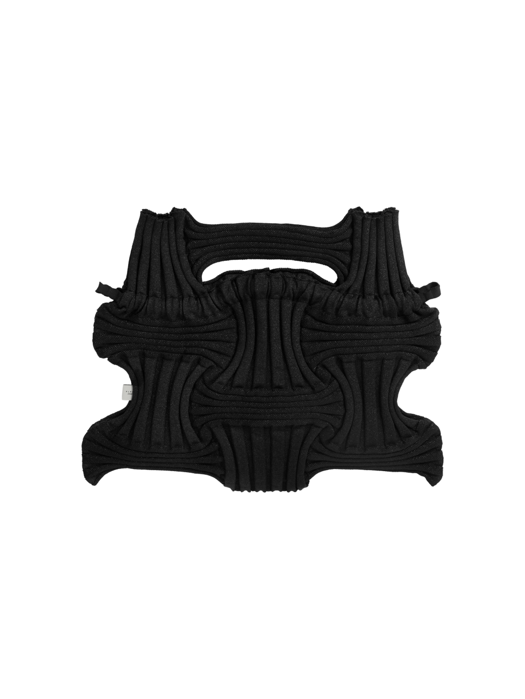 Big Bow Bag - Glitter Black by PleatsMama