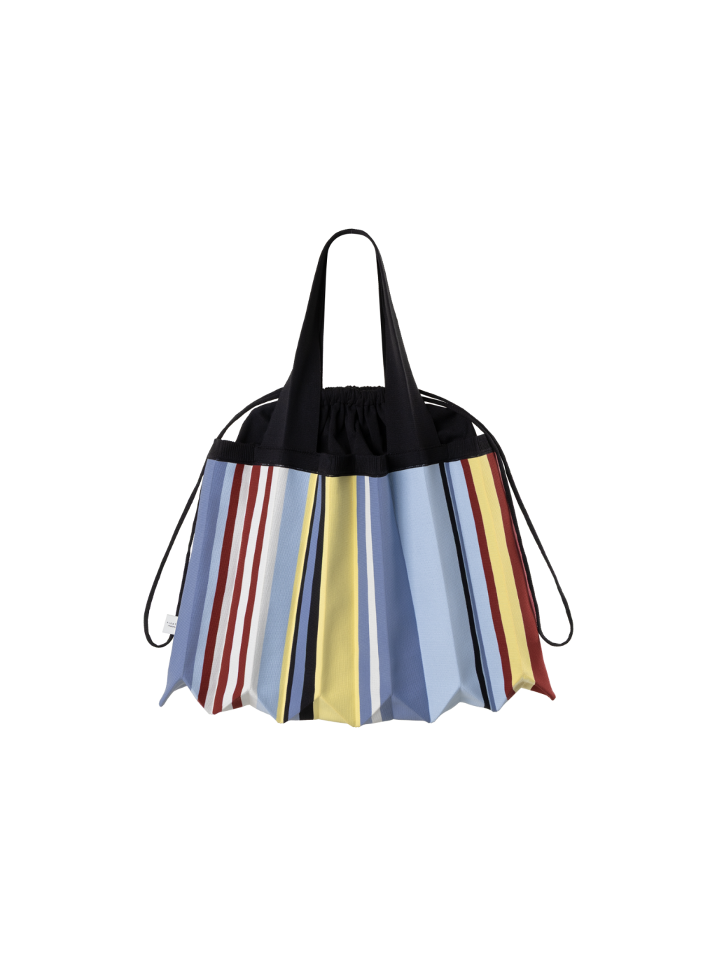 Big Shoulder Bag - Urban Stripe Blue by PleatsMama