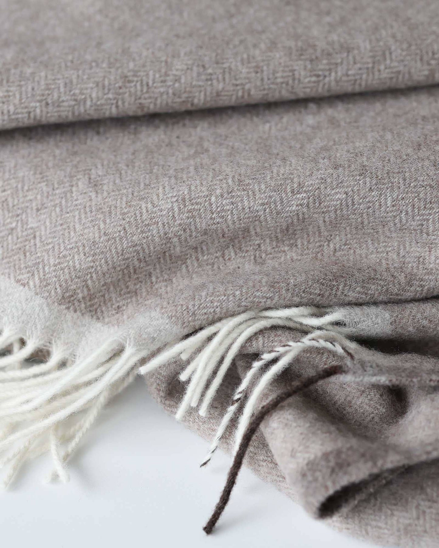 Merino/Cashmere Throw Blanket Milano - Brown by MoST