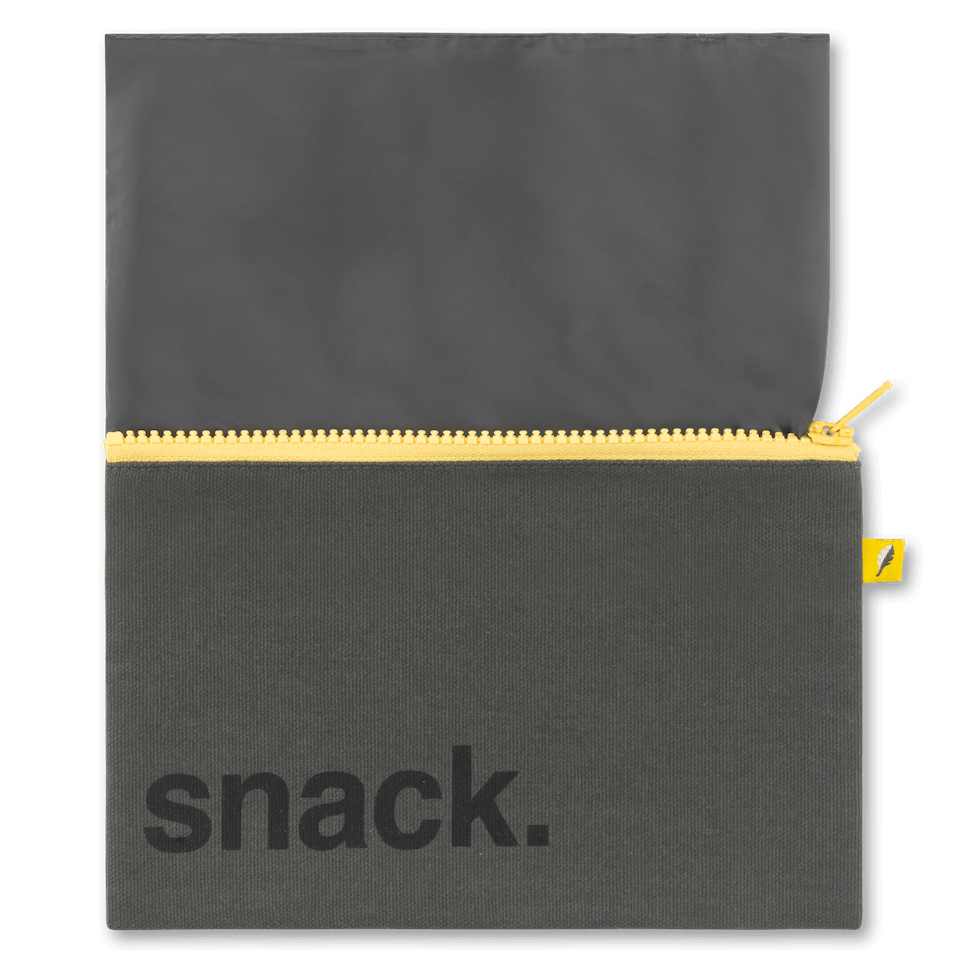 Zip Snack Bag 'Snack' Dusk by Fluf