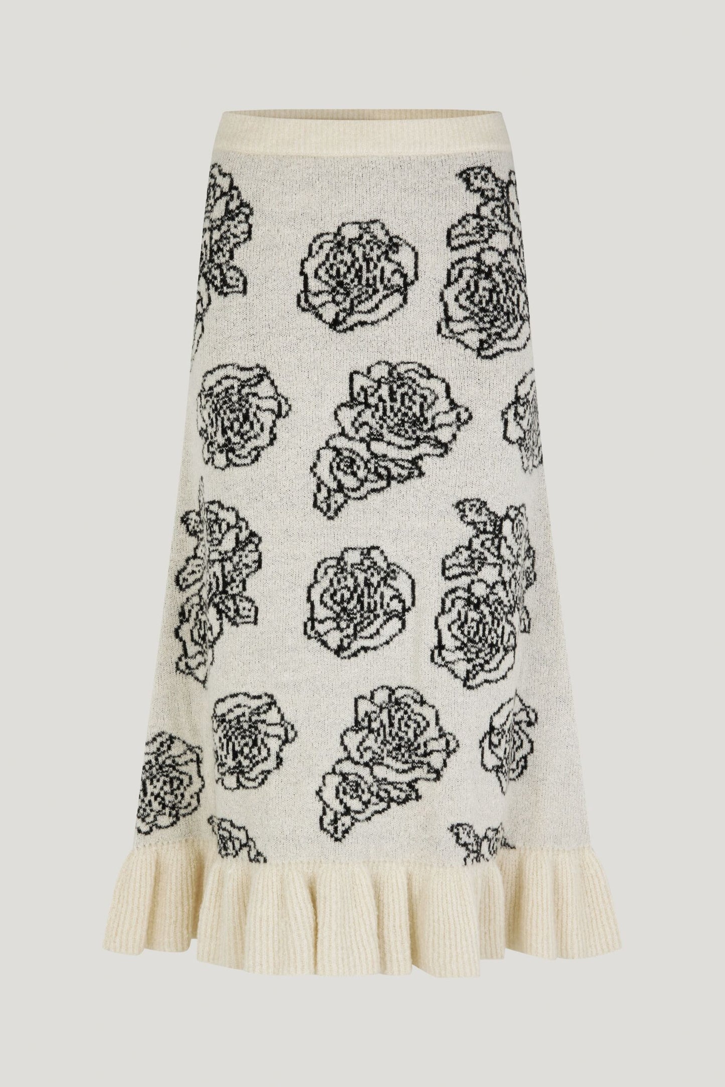 Cinnamon Skirt - Creme Embroidery Flower by Baum und Pferdgarten