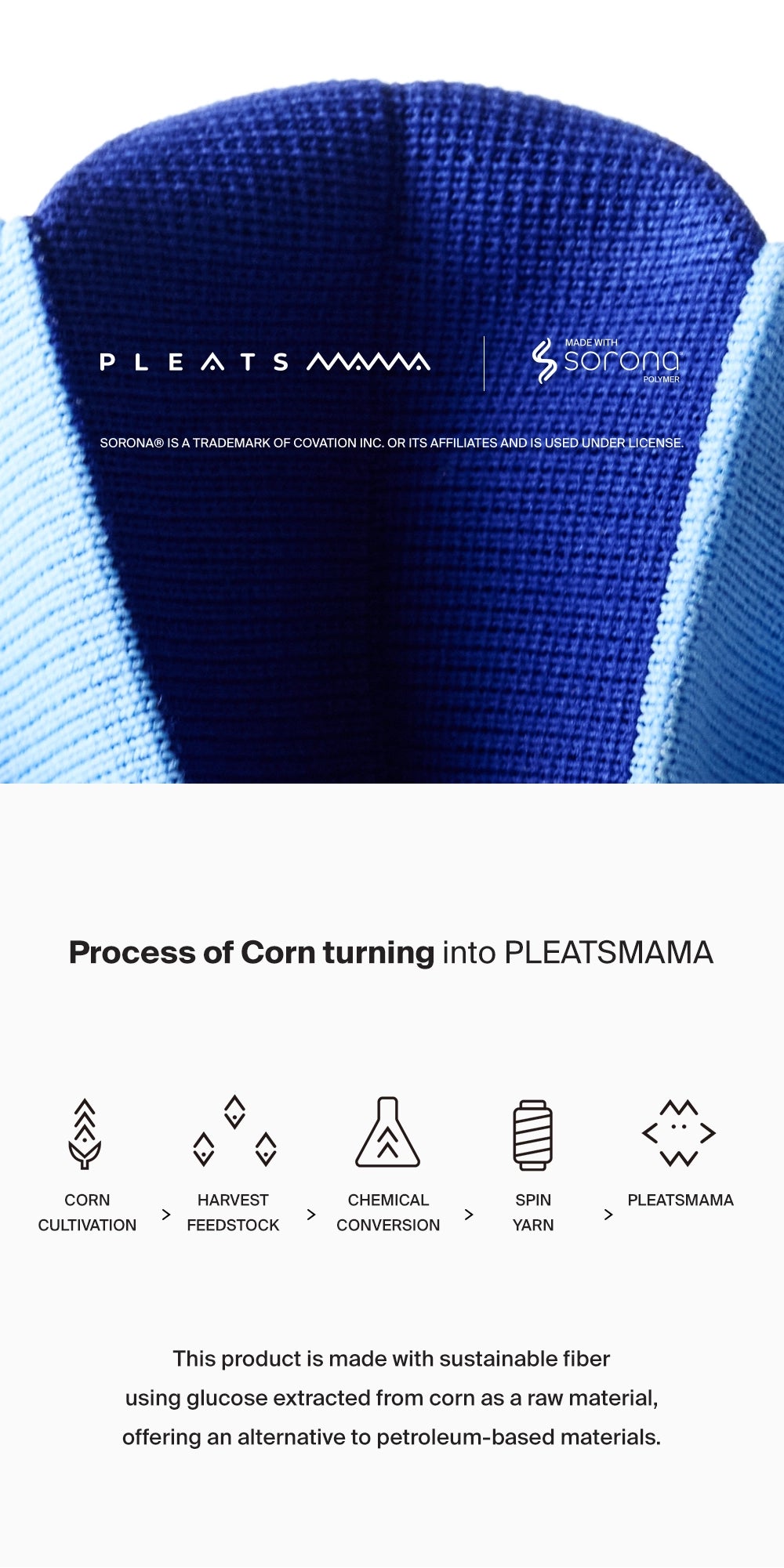 Big Shoulder Bag - Urban Stripe Blue by PleatsMama