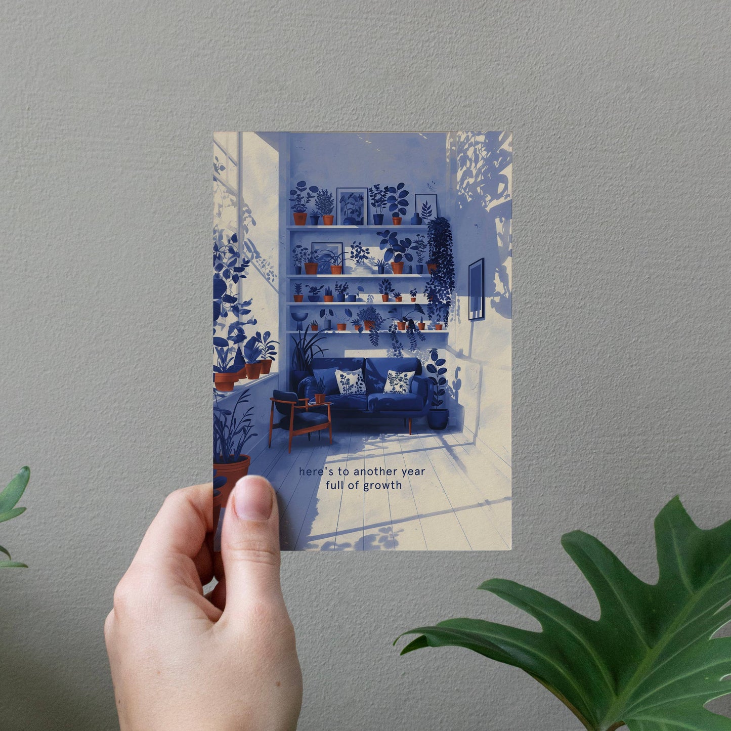 Another Year Full Of Growth| Birthday Card |New year's Card: Kraft paper