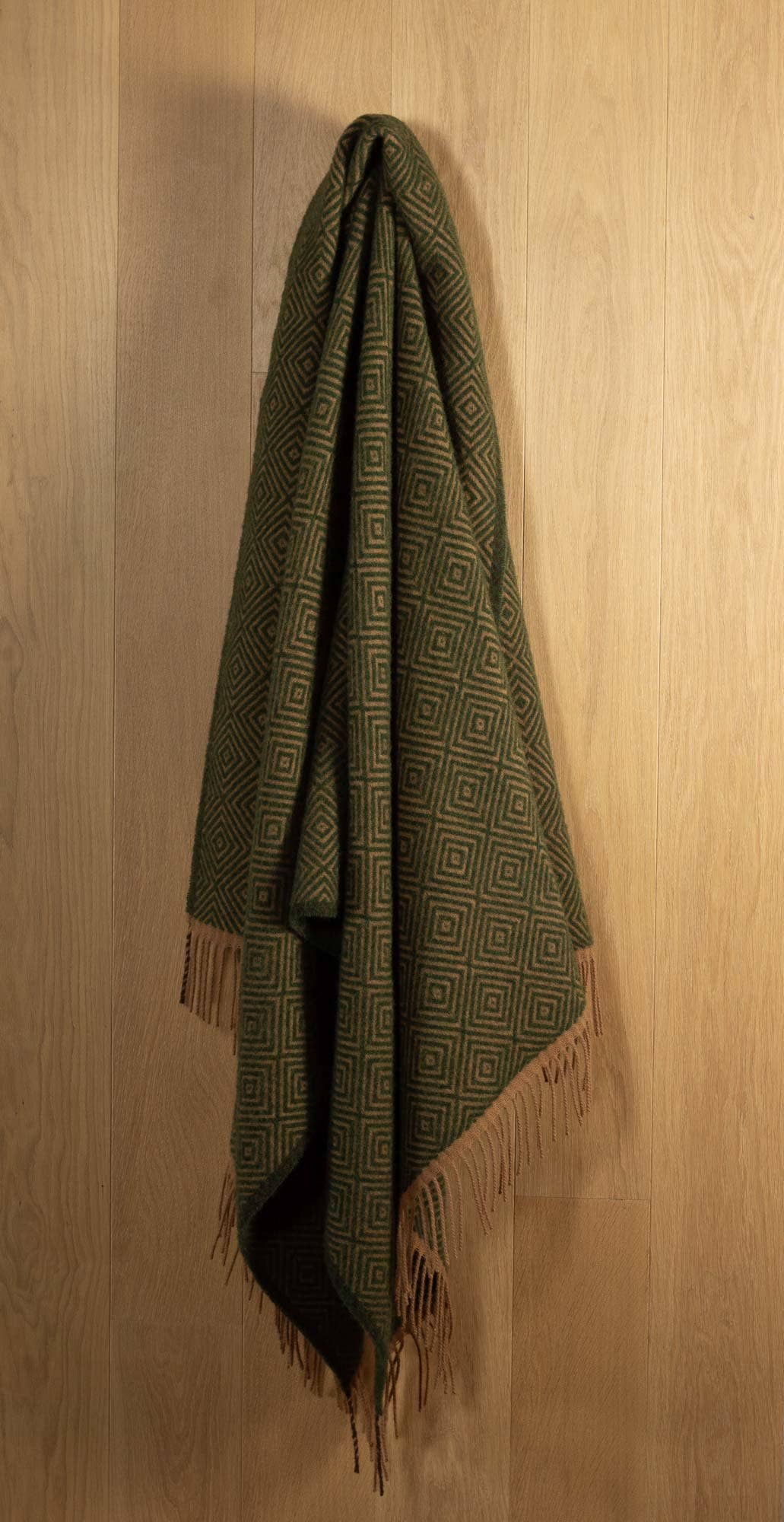 Wool Throw Blanket Venezia Leaf by MoST