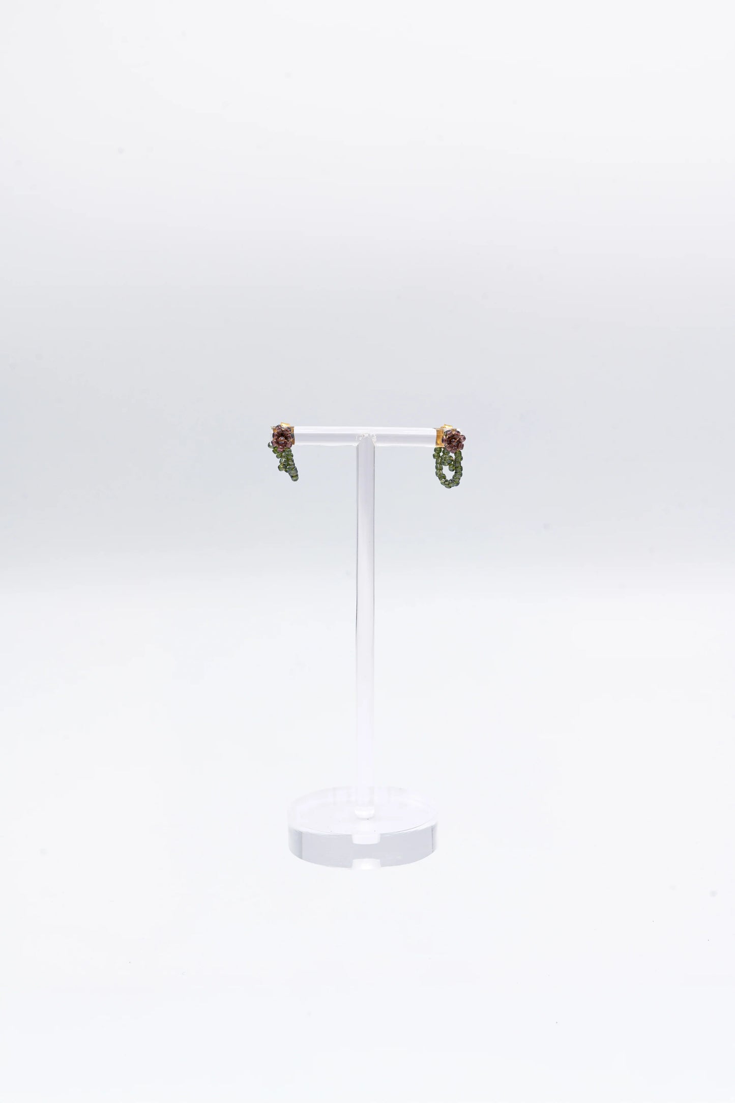 Fiori Full Flower Earrings-  Artichoke by Labro