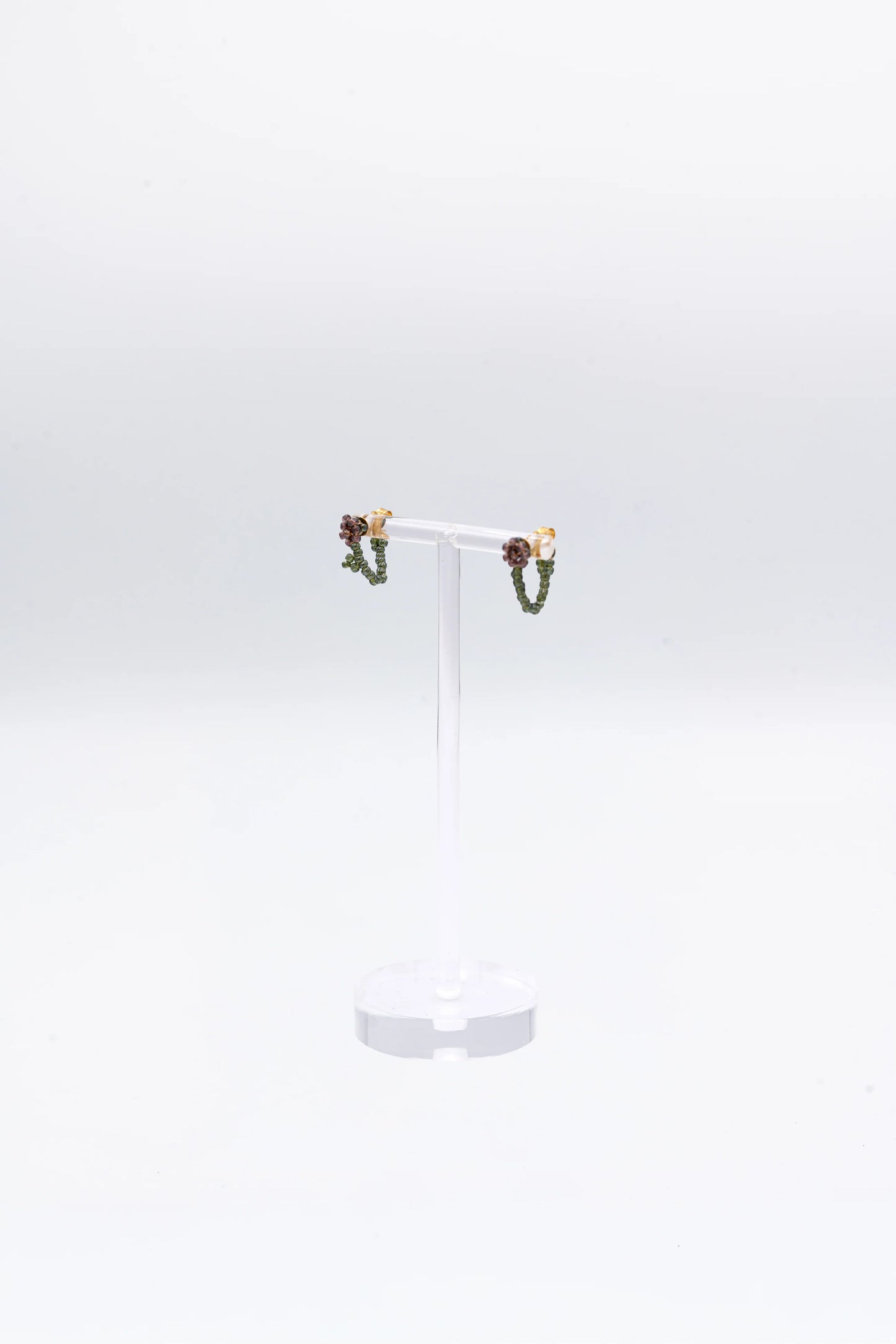 Fiori Full Flower Earrings-  Artichoke by Labro