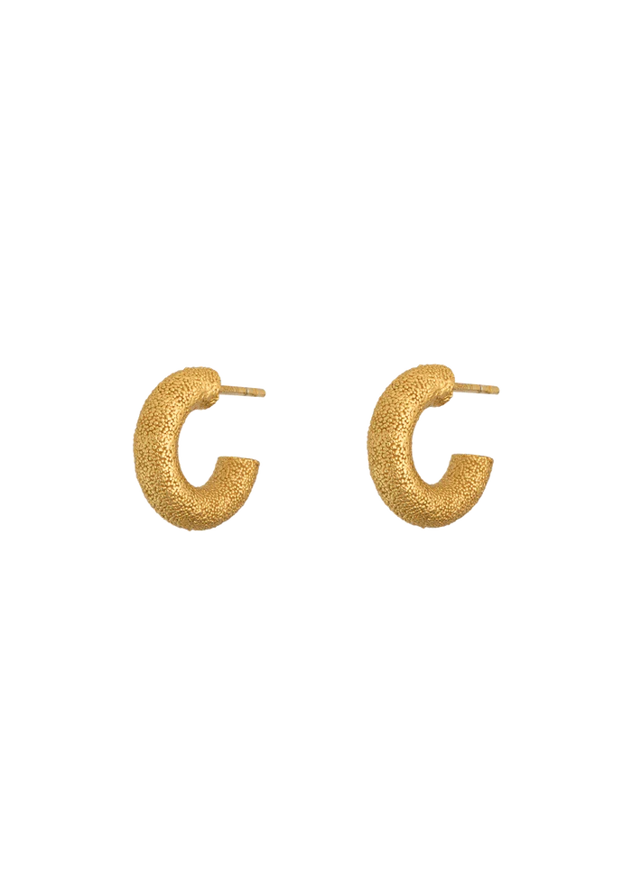 Asphodele Hoop Earrings - Gold by House of Vincent