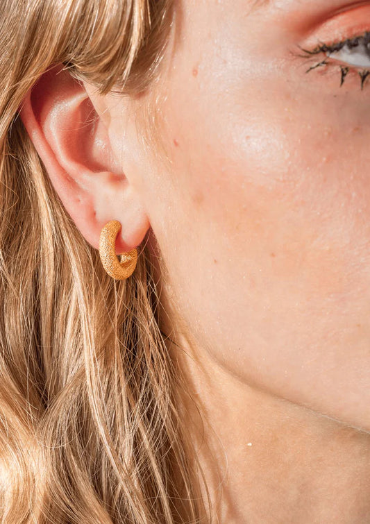 Asphodele Hoop Earrings - Gold by House of Vincent