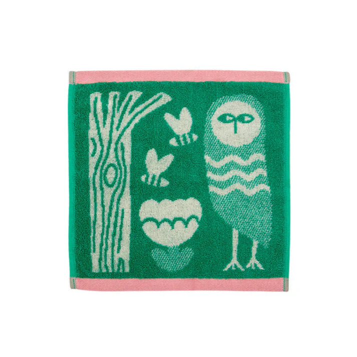Birds and Bees Face Towel - by Donna Wilson