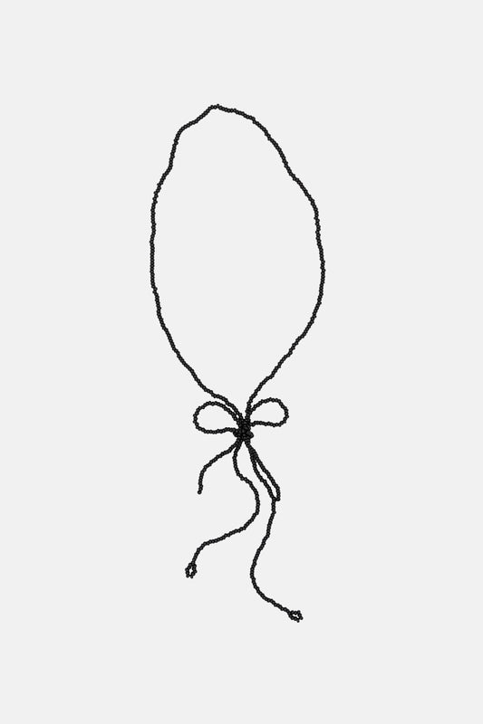 Bow Necklace - Black by Labro